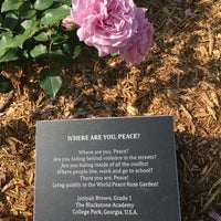 Photo taken at MLK World Peace Rose Garden by Petra W. on 5/15/2016