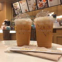 Photo taken at Au Bon Pain by song S. on 3/9/2019