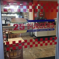 Photo taken at 25 Burgers &amp;amp; Pizza by Mo N. on 9/11/2013