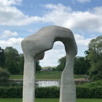 Photo taken at Henry Moore&amp;#39;s Travertine Arch by Burak A. on 5/5/2022