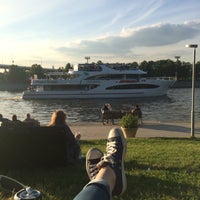 Photo taken at Vorobyovskaya Embankment by Anna S. on 6/14/2016