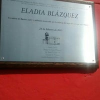 Photo taken at Centro Cultural Amigos de Eladia Blázquez by Mayla P. on 8/19/2015