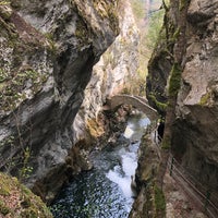 Photo taken at Gorges de l&amp;#39;Areuse by Andreas H. on 4/26/2021