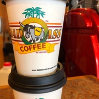 Photo taken at Bad Ass Coffee of Hawaii by Anneke S. on 2/9/2019