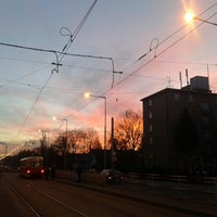 Photo taken at Solidarita (tram) by Lucie Č. on 1/13/2014