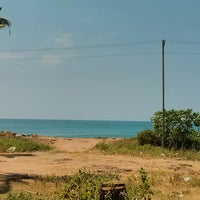 Photo taken at Thirumullavaram Beach by Arun A. on 2/2/2014
