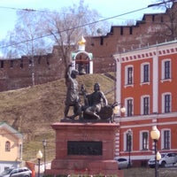 Photo taken at Памятник Минину и Пожарскому by ᴡ D. on 4/18/2019