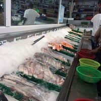 Photo taken at Sea and Sea Fish Market by Vin C. on 6/3/2014