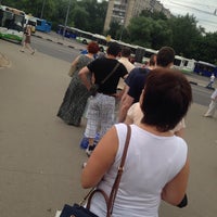 Photo taken at Остановка «Метро Выхино» by Olga R. on 6/18/2016