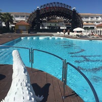 Photo taken at Ushuaïa Ibiza Beach Hotel by ny7ny T. on 9/21/2015