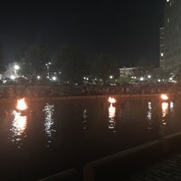 Photo taken at WaterFire - Memorial Park by Daniel D. on 9/28/2019