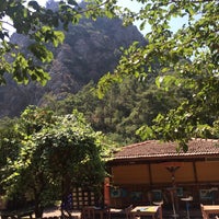 Photo taken at Olympos Deep Green Bungalows by Umut Y. on 8/8/2015