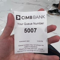 Photo taken at CIMB Bank by Lily F. on 8/16/2022