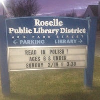 Photo taken at Roselle Public Library District by Terrell B. on 2/15/2017