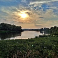 Photo taken at Понтонный мост в Шилово by Алексей Ф. on 8/13/2014