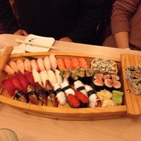 Photo taken at Sushi-Zen by Rachel C. on 2/9/2014