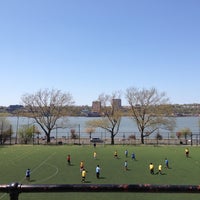 Photo taken at Riverside Park Soccer Fields by Ken B. on 4/27/2013