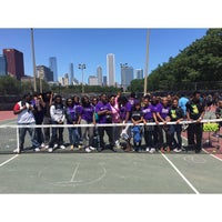 Photo taken at Grant Park Tennis Courts by Mike R. on 7/15/2015