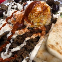 Photo taken at The Halal Guys by Patrick C. on 2/27/2019