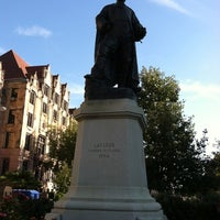 Photo taken at Pierre Laclède Statue by AJ T. on 8/17/2012