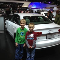 Photo taken at Audi Booth at 2013 Chicago Auto Show by Jason H. on 2/10/2013