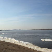 Photo taken at Коса Гребного Канала by Борис К. on 3/25/2014