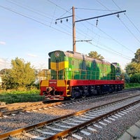 Photo taken at Переезд Проспект Науки by Владимир С. on 8/10/2021