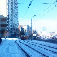 Photo taken at Трамвайна зупинка «Інститут імені Бакуля» by Владимир С. on 2/11/2015