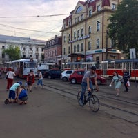 Photo taken at Зупинка «Контрактова площа» by Владимир С. on 6/12/2020