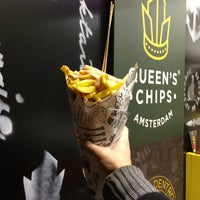 Photo taken at Queen&#39;s Chips Amsterdam by V on 12/29/2015