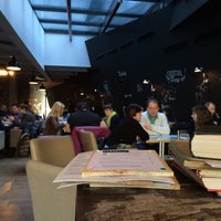 Photo taken at One Cafe Karlín by ᴡ S. on 12/9/2014
