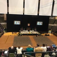 Photo taken at Hearnes Center by Michelle F. on 12/16/2017