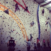 Photo taken at White Spider Climbing Wall by Giles R. on 1/26/2014