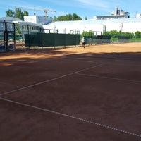 Photo taken at Tapiolan tennispuisto by Jukka H. on 6/29/2017