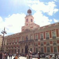 Photo taken at Puerta del Sol by Miguel® on 5/10/2013