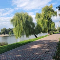 Photo taken at Озеро «Райдужне» by Татьяна П. on 9/14/2021
