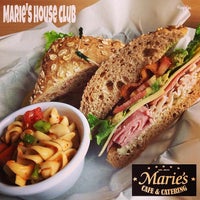 Photo taken at Marie&amp;#39;s Cafe &amp;amp; Catering by Tim H. on 4/7/2014