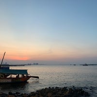 Photo taken at Ancol Beach by Kylie C. on 7/21/2019