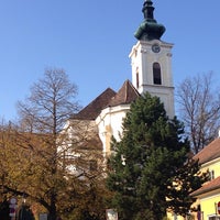 Photo taken at Pfarre Ober St. Veit by Vanessa on 10/23/2013