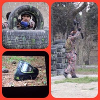 Photo taken at Baku Paintball Center by Hamid H. on 1/18/2014