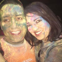 Photo taken at Holi Festival of Colours by Nuria P. on 12/7/2014