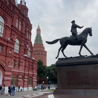 Photo taken at Marshal Zhukov Monument by Sergi P. on 8/26/2021