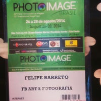 Photo taken at PhotoImage Brasil 2014 by Felipe B. on 8/27/2014