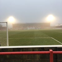 Photo taken at Dagenham and Redbridge Football Ground clubhouse by Jeff P. on 12/17/2016