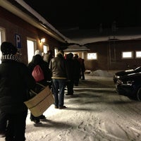 Photo taken at Ahlmanin Maitobaari by Jussi K. on 12/21/2012