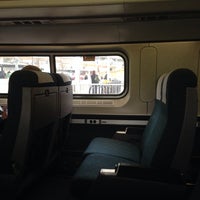 Photo taken at Amtrak Acela 2126 by Gaya Y. on 3/11/2014
