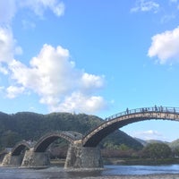 Photo taken at Kintaikyo Bridge by ふえま on 11/4/2017