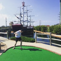 Photo taken at Mutiny Bay Adventure Golf by Mantas V. on 7/7/2015