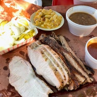 Photo taken at Cooper&amp;#39;s Old Time Pit Bar-B-Que by Noah W. on 1/31/2021