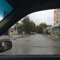 Photo taken at Остановка «Спортивная» by Алина Ф. on 9/7/2016
